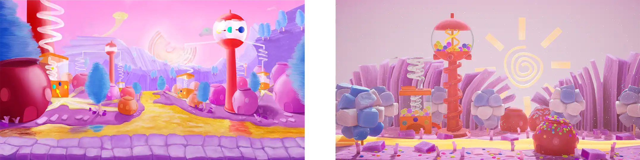 sweetspot concept and in game screenshot
